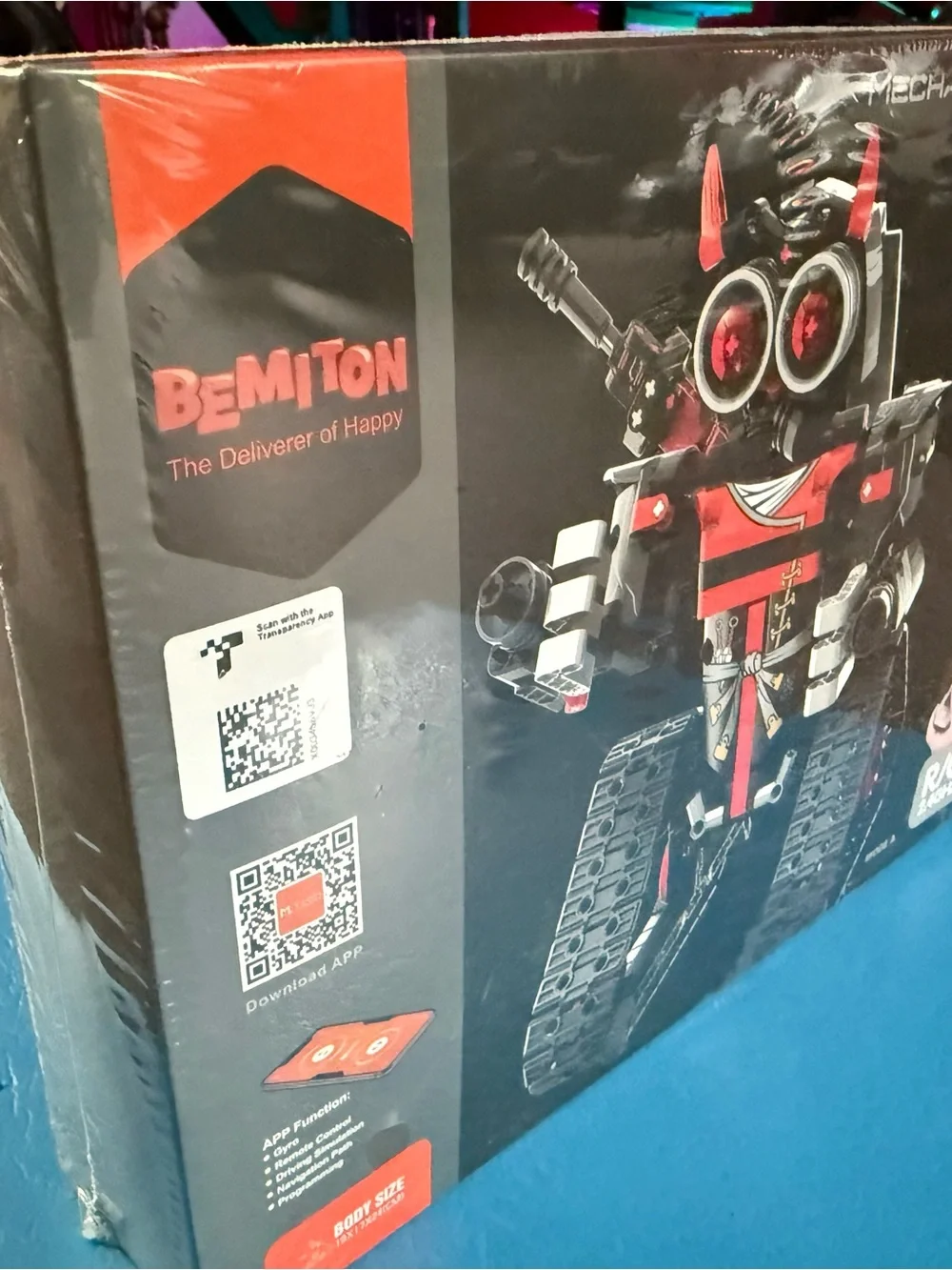 Buildable Tank-Robot Toy - Red & Black